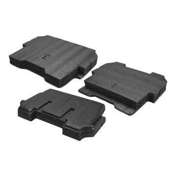 Milwaukee PACKOUT Customisable Trolley Box Foam Insert x3 Pcs 4932471927