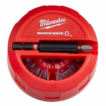Milwaukee SHOCKWAVE Impact Duty Puck Bit Set x16 Pcs 4932472055