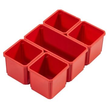 Milwaukee Detachable Bins For PACKOUT Organiser & Compact Organiser x5 Pcs 4932478300