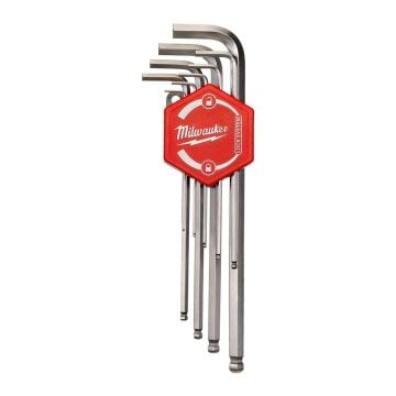 Milwaukee Hex Key Set x9 Pcs 4932478621