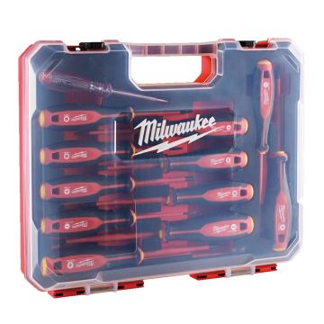Milwaukee 4932479095 VDE Tri-Lobe Screwdriver Set x12 Pcs