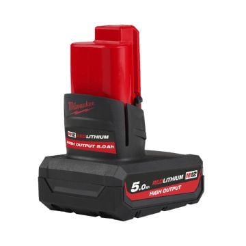 Milwaukee M12 HB5 12v 5.0Ah HIGH OUTPUT Li-Ion Battery 4932480165