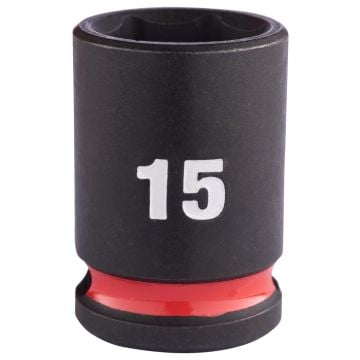 Milwaukee SHOCKWAVE Impact Duty 3/8" Standard Impact Socket 15mm 4932480272