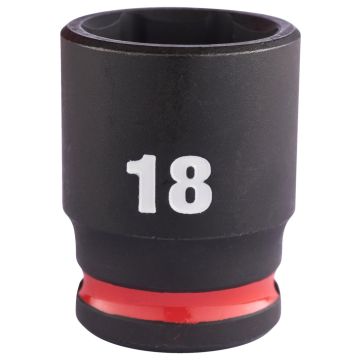 Milwaukee SHOCKWAVE Impact Duty 3/8" Standard Impact Socket 18mm 4932480275