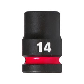 Milwaukee SHOCKWAVE Impact Duty 1/2" Standard Impact Socket 14mm 4932480308