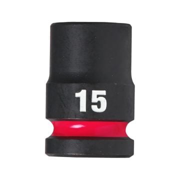 Milwaukee SHOCKWAVE Impact Duty 1/2" Standard Impact Socket 15mm 4932480309