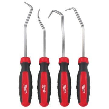 Milwaukee Heavy Duty Hook & Pick Set x4 Pcs 4932480568