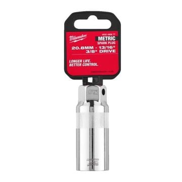 Milwaukee 3/8" Drive 20.8mm Spark Plug Socket 4932480677