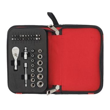 Milwaukee 4932492672 1/4" Compact Ratchet Set x39 Pcs