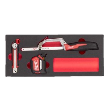 Milwaukee 4932493252 Cutting & Measuring Set With Foam Insert x3 Pcs