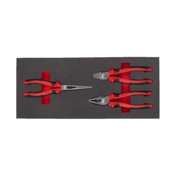 Milwaukee 4932493256 Pliers Set Foam Insert x3 Pcs