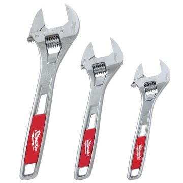 Milwaukee 4932493414 150/200/250mm Adjustable Spanner Set x3 Pcs