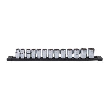 Milwaukee 4932498797 1/2'' Sq. Metric Standard 12-Point Socket Set x13 Pcs