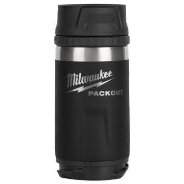 Milwaukee 4932498978 PACKOUT 355ml Bottle With Sip Lid Black