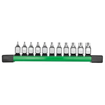Milwaukee 4932500430 1/4" Drive Stubby Torx Bit Socket Set x11 Pcs