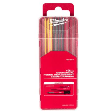 Milwaukee 4932501902 Mechanical Construction Pencil Coloured Leads Refill Pack x10 Pcs