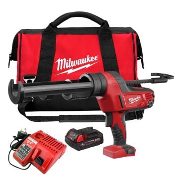 Milwaukee M18 C18 PCG/310C-201B 18v 310ml Caulking Gun Inc 1x 2.0Ah Battery