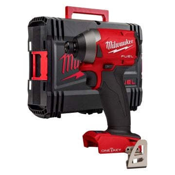 Milwaukee M18 FUEL ONEID2-0X ONE-KEY 18v 1/4" Hex Brushless Impact Driver Body Only In Carry Case