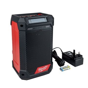 Milwaukee M12 RCDAB+0 12v Bluetooth & DAB+ Radio & Charger Body Only