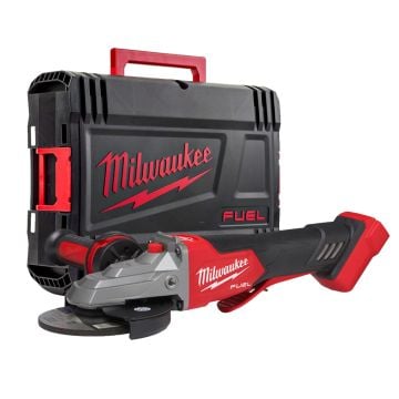 Milwaukee M18 FUEL FSAGF125XPDB-0X 18v 125mm Braking Flathead Grinder Body Only In Carry Case