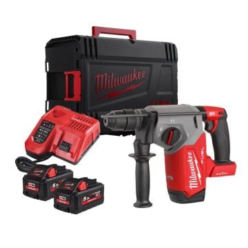 Milwaukee M18 FUEL ONEFHX-552X ONE-KEY 18v 26mm SDS+ Rotary Hammer Drill Inc 2x 5.5Ah Batts