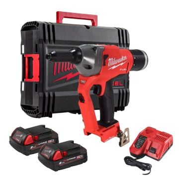 Milwaukee M18 FUEL ONEFPRT-202X ONE-KEY 18v Brushless 30mm Rivet Gun Inc 2x 2.0Ah Batts