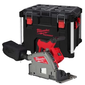 Milwaukee M18 FUEL FPS55-0P 18v Brushless 55mm Plunge Saw Body Only In Carry Case