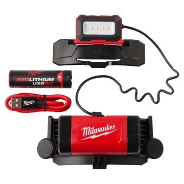 Milwaukee L4 BOLT HL-301 4v 600 Lumens USB Rechargeable Headlamp Inc 1x 3.0Ah Battery