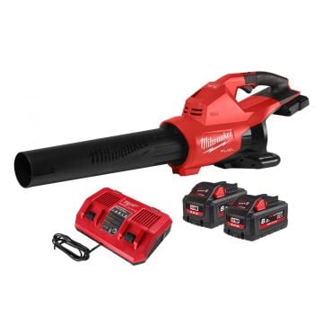 Milwaukee M18 FUEL F2BL-802 18v Brushless Dual Battery Blower Inc 2x 8.0Ah HIGH OUTPUT Batts