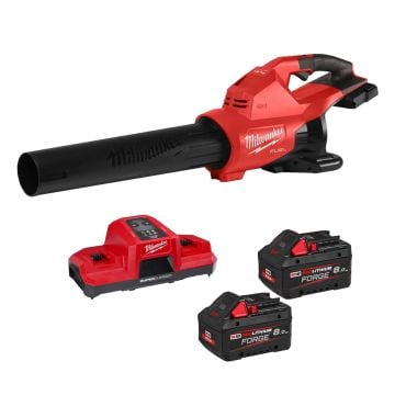 Milwaukee M18 FUEL F2BL-802 18v Brushless Dual Battery Blower Inc 2x 8.0Ah FORGE Batts