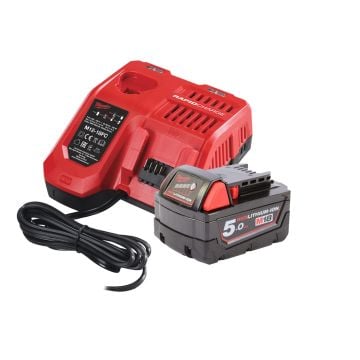 Milwaukee M18 NRG-501 18v Battery & Charger Kit Inc 1x 5.0Ah Battery