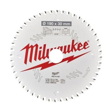 Milwaukee 190x30x21 48T Wood Cutting Circular Blade 4932471380