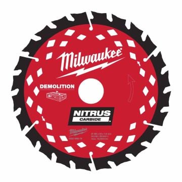 Milwaukee 4932499376 NITRUS 190mm x 30mm 24T Circular Saw Blade