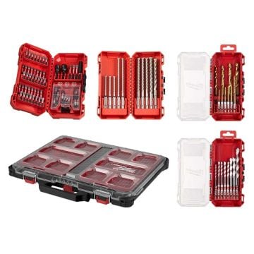 Milwaukee 4932499760 PACKOUT Impact Bit Set x98 Pcs