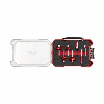 Milwaukee 4932501048 1/4" Router Bit Set x7 Pcs