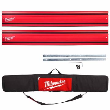 Milwaukee GR-KIT 1400mm 2x Guide Rails With Joining Bar & Bag Kit For Plunge Saws 4932480906