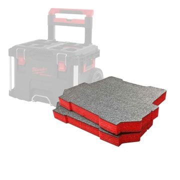 Shadow Foam SFI-MPTCWB350R Milwaukee PACKOUT Trolley Foam Inserts 50mm x2 Pcs