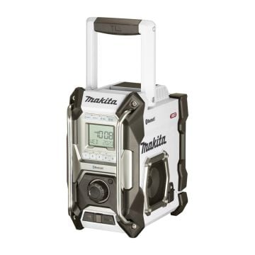 Makita MR002GZ01 12v/14.4v/18v/40v MAX XGT, LXT & CXT Bluetooth AM/FM Job Site Radio White Body Only