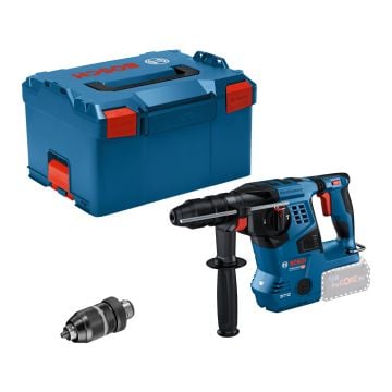 Bosch Professional GBH 18V-28 CF Brushless SDS+ Hammer Drill Body Only In L-Boxx Carry Case