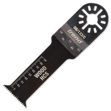 Trend OB/133/C HCS Fine Deep Plunge Cut Oscillating Blade for Wood & PVC 30x66mm