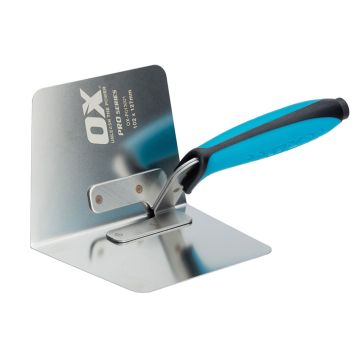 OX Tools P013001 Pro Dry Wall Internal Corner Trowel 102mm x 127mm