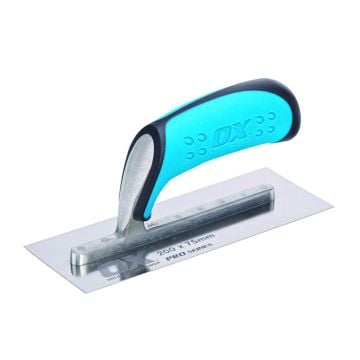 OX Tools P013808 Pro Small Trowel/Mini Plastering Trowel 200mm x 75mm / 8" x 3"