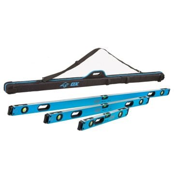 Ox Tools Pro P028603 Level Bag with 1800mm, 1200mm & 600mm Pro Levels