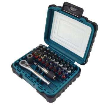 Makita P-79158 Screwdriver & 1/4" Bit Set 39 Pcs
