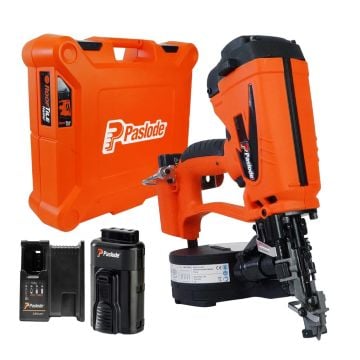 Paslode 014011 RoofTile Cordless 1st Fix Gas Coil Nailer Inc 1x 2.1Ah Battery