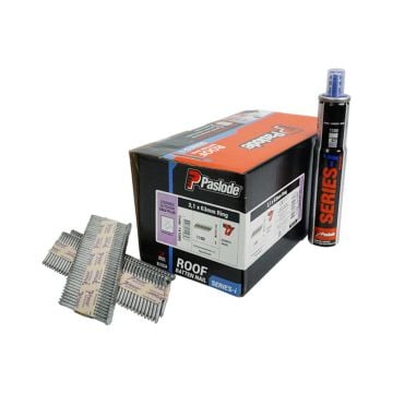 Paslode 141089 34° 63mm x 3.1mm Galvanised Plus Roof Batten Nails x1100 Pcs