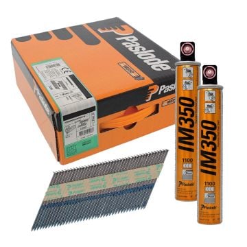 Paslode 141233 3.1mm x 90mm Bright Smooth IM350+ Nails x2200 Pcs