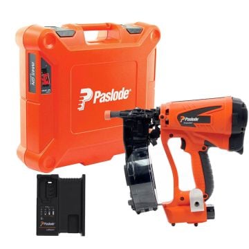 Paslode IM45GN Lithium Gas Multi Purpose Coil Nail Gun Inc 1x 2.1Ah Battery