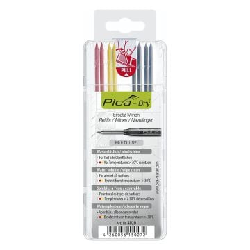 Pica 4020/SB Dry Hangable Refill Set Assorted x8 Pcs