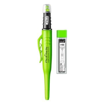 Pica 70703 Fine Dry Mechanical Pencil & 24x HB Graphite Refills Set